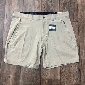 Eddie Bauer Horizon Guide Wander Shorts Mens Size 38 Stone Tan